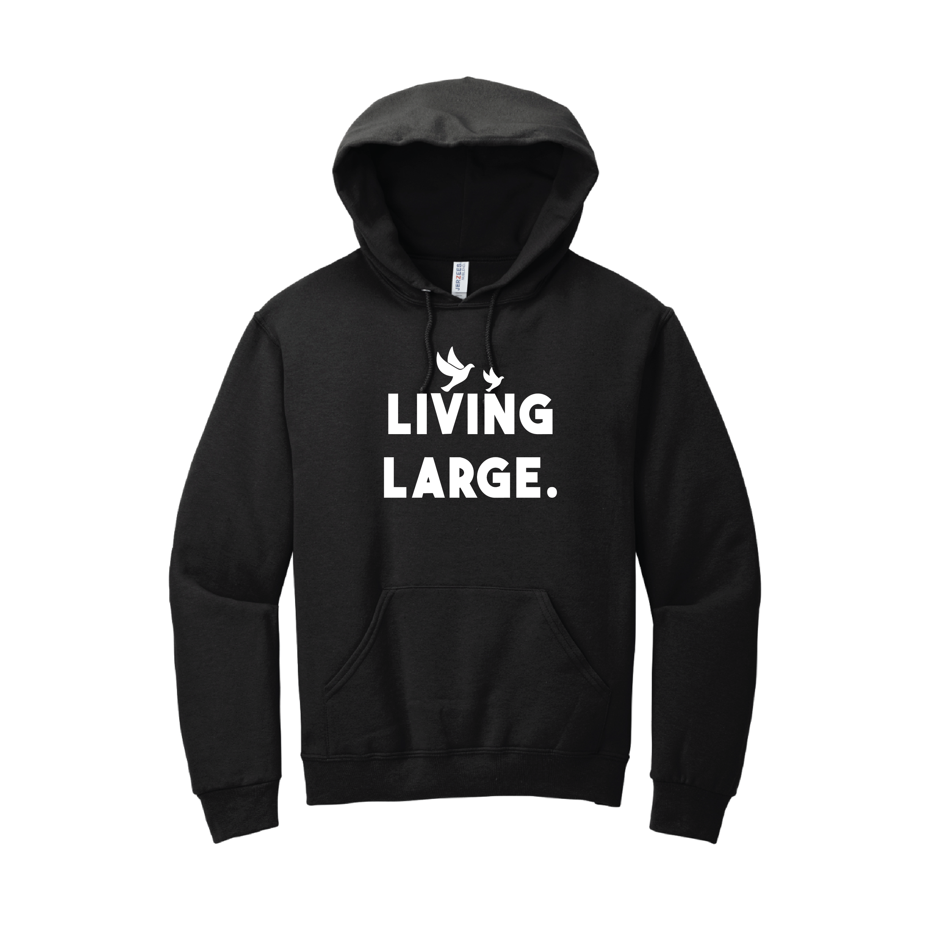 Black Living Large Hoodie