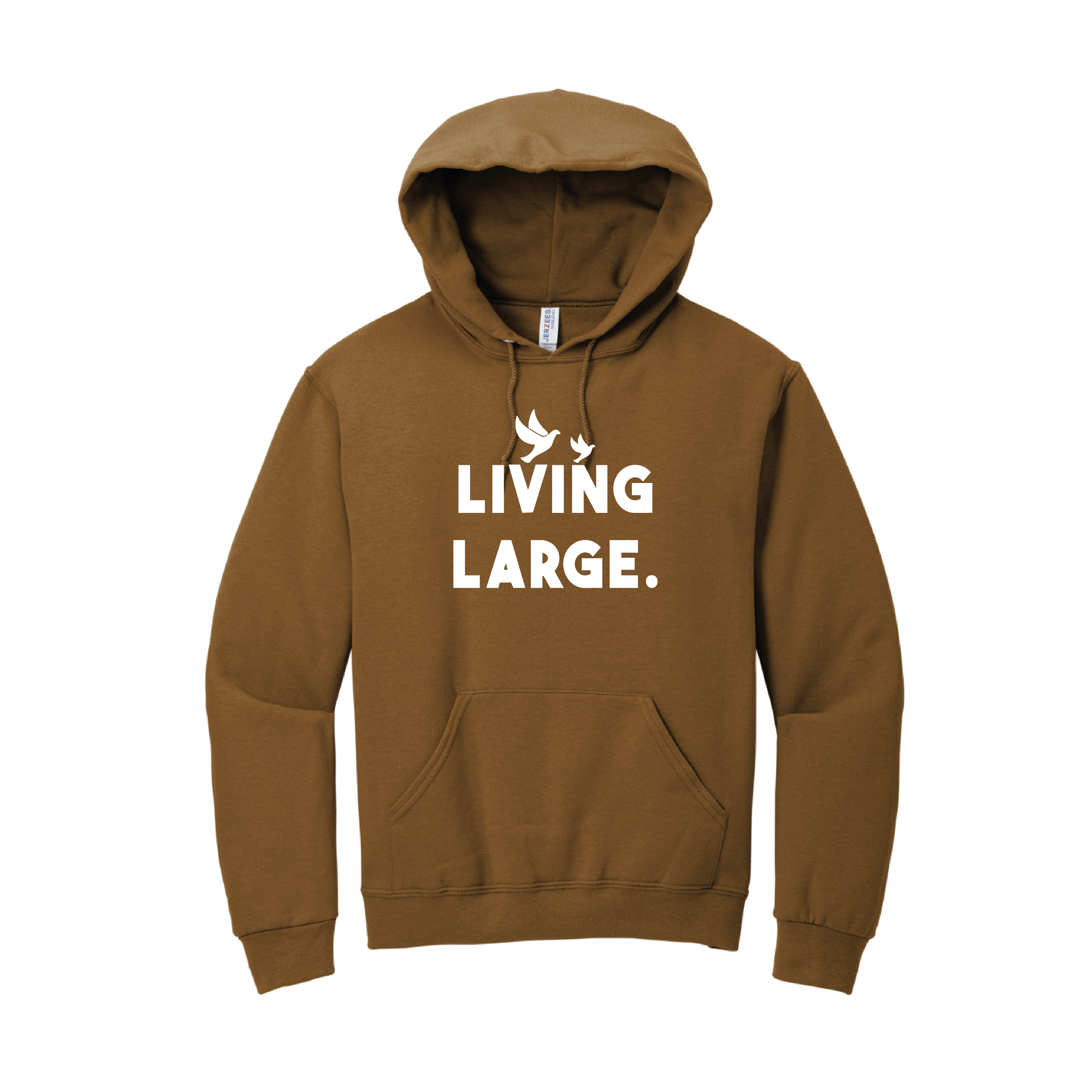 Brown Living Large Hoodie