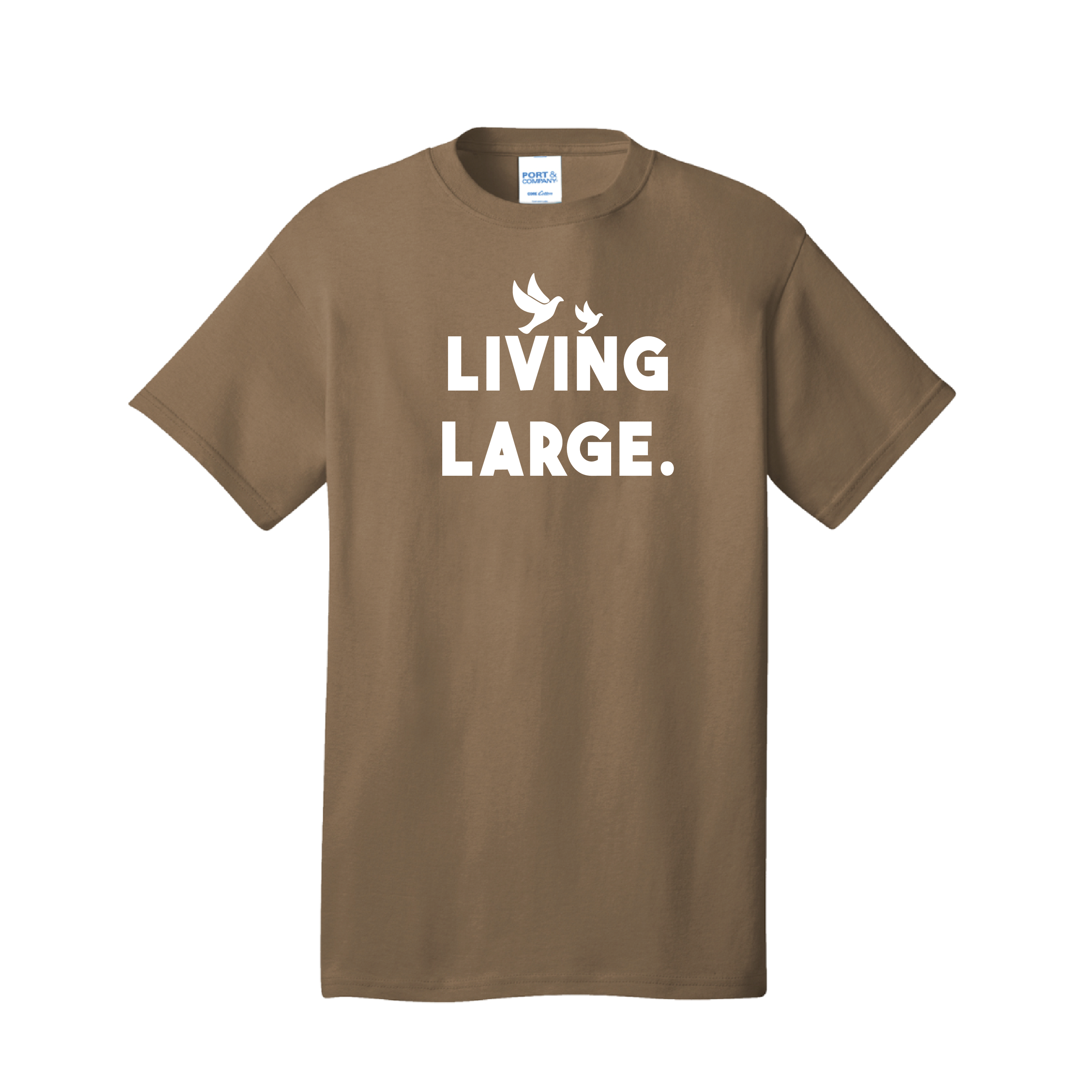 Brown Living Large Tee