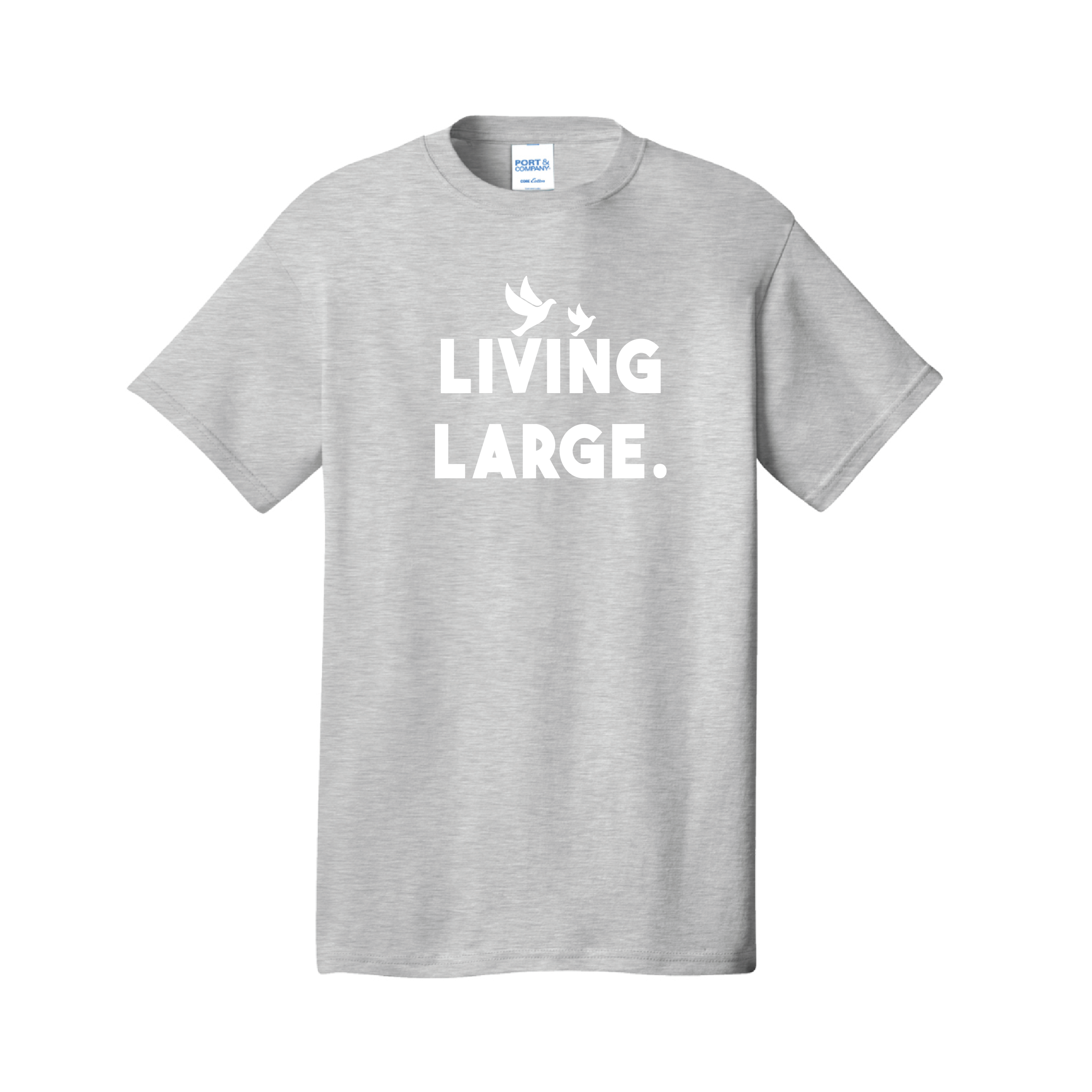 Gray Living Large Tee