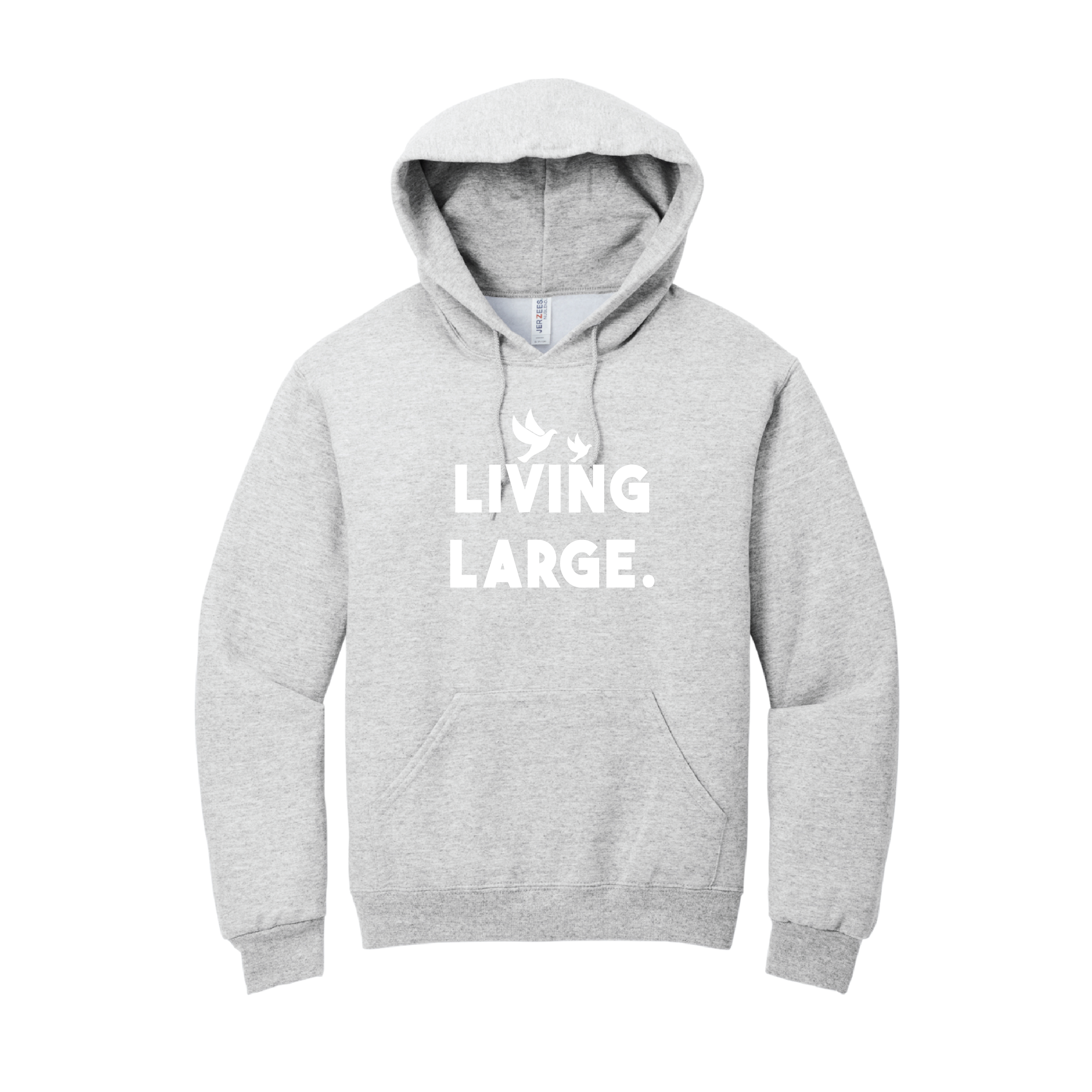 Gray Living Large Hoodie